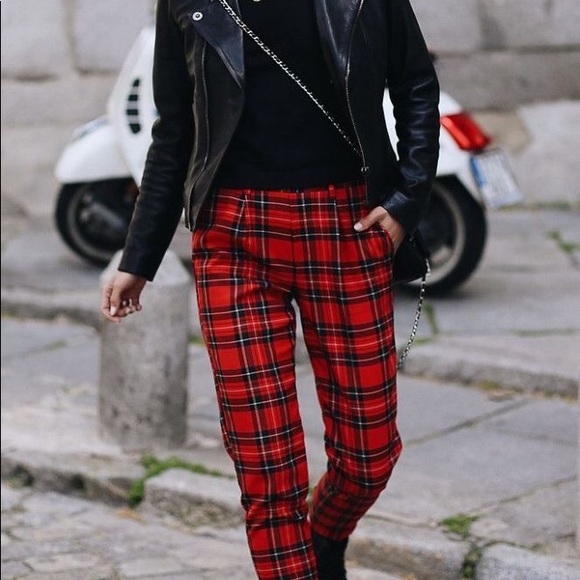 Tartan Crop Petite Pant - Picture 2 of 6